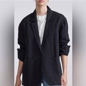 Apiece Apart Oversized Linen Blazer